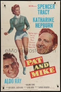 4s734 PAT & MIKE 1sh 1952 not much meat on Katharine Hepburn but what there is, is choice!