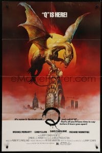 4s768 Q 1sh 1982 great Boris Vallejo fantasy artwork of the winged serpent Quetzalcoatl!