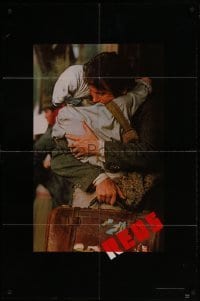 4s782 REDS 1sh 1981 image of star/director Warren Beatty as John Reed & Diane Keaton in Russia!