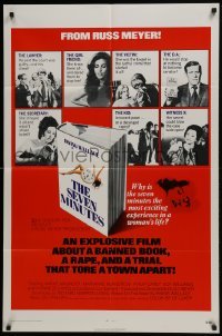 4s166 SEVEN MINUTES int'l 1sh 1971 from the sexmaster Russ Meyer, a trial that tore a town apart!
