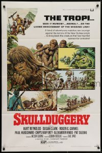 4s852 SKULLDUGGERY 1sh 1970 the living descendant of the missing link, was it human or animal!