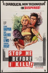 4s876 STOP ME BEFORE I KILL 1sh 1961 Val Guest, Claude Dauphin, Ronald Lewis, Diane Cilento