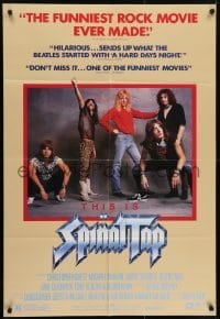 4s916 THIS IS SPINAL TAP 1sh 1984 Rob Reiner rock & roll cult classic, great band portrait!