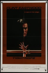 4s184 TIGHTROPE int'l 1sh 1984 Clint Eastwood is a cop on the edge, cool handcuff image!