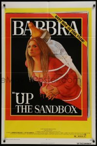 4s941 UP THE SANDBOX 1sh 1973 Time Magazine parody art of Barbra Streisand by Richard Amsel!