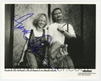 4t398 ANNE HECHE signed 8x10 still 1996 c/u with Todd Field in elevator from Walking and Talking!