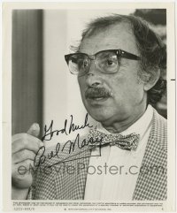 4t411 BILL MACY signed 8x9.75 still 1979 great close up as Stan Fox with glasses in The Jerk!