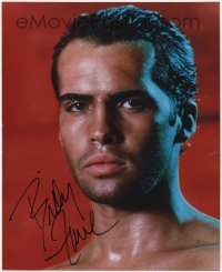 4t740 BILLY ZANE signed color 8x9.75 REPRO still 2000s great head & shoulders portrait with hair!
