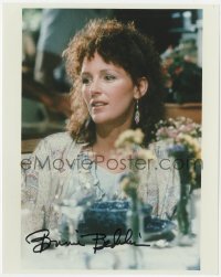 4t743 BONNIE BEDELIA signed color 8x10 REPRO still 1980s seated portrait of the pretty actress!