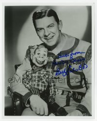 4t747 BUFFALO BOB SMITH signed 8x10 REPRO still 1980s the Howdy Doody ventriloquest with his dummy!