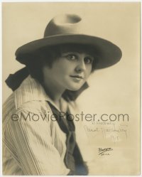 4t421 CAROL HOLLOWAY signed deluxe 7.5x9.25 still 1918 Hartsook portrait from Vengeance & the Woman!