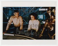 4t754 CARRIE FISHER signed color 8x10 REPRO still 2000s as Princess Leia in the Star Wars trilogy!