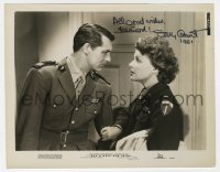 4t424 CARY GRANT signed 8x10.25 still 1949 close up with Ann Sheridan from I Was a Male War Bride!