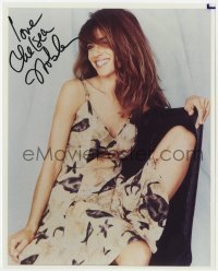 4t762 CHELSEA NOBLE signed color 8x10 REPRO still 1990s portrait of the sexy Growing Pains actress!