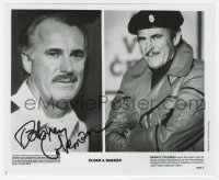 4t434 DABNEY COLEMAN signed 8x9.75 still 1984 split image in uniform from Cloak & Dagger!