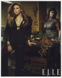 4t773 DANIELLE BROOKS signed color 11x14 REPRO photo 2010s with Natasha Lyonne in Elle magazine!