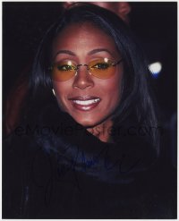 4t838 JADA PINKETT SMITH signed color 8x10 REPRO still 2000s head & shoulders portrait!