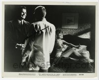 4t497 JAMES GARNER signed 8.25x10.25 still 1964 w/half-naked couple in The Americanization of Emily!