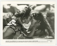 4t509 JASON SCOTT LEE signed 8x10 still 1994 close up with Sandrine Holt from Rapa Nui!