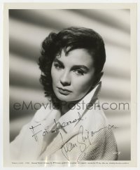 4t511 JEAN SIMMONS signed 8.25x10 still 1961 beautiful portrait when she was making Spartacus!
