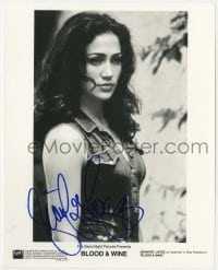 4t512 JENNIFER LOPEZ signed 8x10 still 1997 sexy close up in sleeveless top from Blood & Wine!