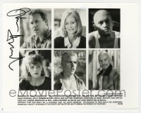 4t524 JOHN HEARD signed 8x10 still 1997 portraits with five of his co-stars from the movie 187!