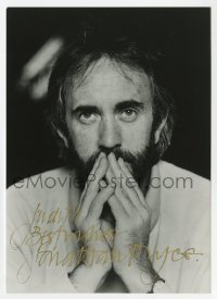 4t862 JONATHAN PRYCE signed 5x7 REPRO photo 1990s head & shoulders portrait of the English actor!
