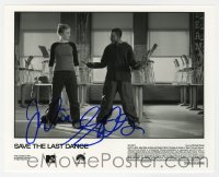 4t529 JULIA STILES signed 8x10 still 2001 with Sean Patrick Thomas in Save the Last Dance!
