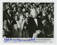 4t535 KATHRYN HARROLD signed 8x10.25 still 1982 close up with Eddie Albert in Yes, Giorgio!