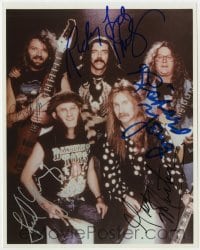 4t872 KENTUCKY HEADHUNTERS signed color 8x10 REPRO still 2000s by ALL FIVE band members!