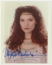4t904 MARY ELIZABETH MASTRANTONIO signed color 8x10 REPRO still 1990s as Marian from Robin Hood!