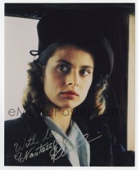 4t923 NASTASSJA KINSKI signed color 8x10 REPRO still 1990s close portrait of the beautiful actress!