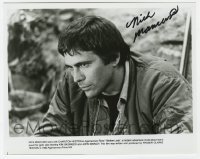 4t581 NICK MANCUSO signed 8x10 still 1982 head & shoulders close up from Mother Lode!