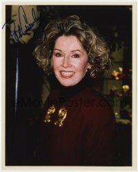 4t929 PAT CROWLEY signed color 8x10 REPRO still 1990s the pretty actress later in her career!