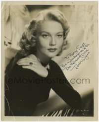 4t587 PATRICE WYMORE signed 8x10 still 1950s great close portrait of the sexy blonde actress!