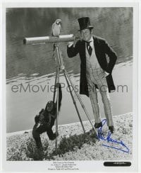 4t600 REX HARRISON signed 8x10 still 1967 portrait with telescope & animals from Doctor Dolittle!