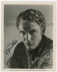 4t611 ROBERT STACK signed 8x10 still 1941 close portrait when he was only 22 in Badlands of Dakota!