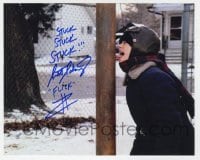 4t960 SCOTT SCHWARTZ signed color 8x10 REPRO still 1990s classic tongue scene from A Christmas Story!