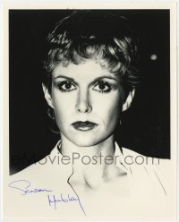 4t701 SEASON HUBLEY signed 8x10 publicity still 1980s head & shoulders portrait of the actress!