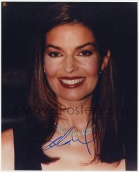 4t962 SELA WARD signed color 8x10 REPRO still 2000s great head & shoudlers smiling portrait!