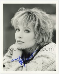 4t703 TANYA ROBERTS signed 8x10 publicity still 1980s great close portrait of the sexy star!