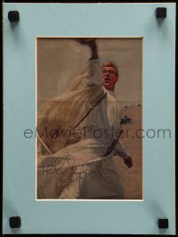 4t078 PETER O'TOOLE signed magazine ad in 9x12 display 1960s best image from Lawrence of Arabia!