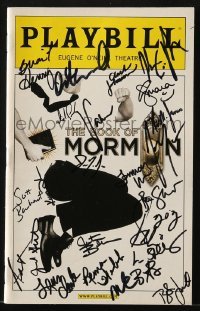 4t250 BOOK OF MORMON signed playbill 2011 by Scott Barnhardt, Rema Webb & TWENTY THREE others!