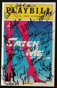4t256 CATCH ME IF YOU CAN signed playbill 2011 by Norbert Leo Butz & TWENTY TWO other cast members!