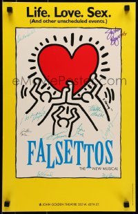 4t066 FALSETTOS signed stage play WC 1992 by Stephen Bogardus & NINE other cast members!