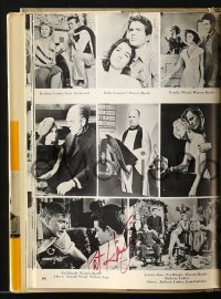 4t215 PAT HINGLE signed hardcover book 1962 Daniel Blum's 1962 Film Annual, Volum 13!