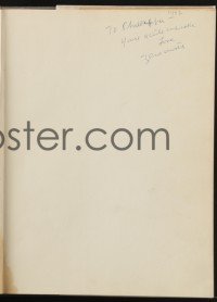 4t219 ZERO MOSTEL signed hardcover book 1965 Zero By Mostel, biography with 152 photographs!
