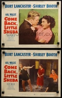 4w851 COME BACK LITTLE SHEBA 2 LCs 1953 great images of pretty Shirley Booth, Richard Jaeckel!