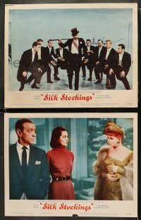 4w972 SILK STOCKINGS 2 LCs 1957 musical version of Ninotchka with Fred Astaire & Cyd Charisse!