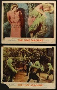 4w983 TIME MACHINE 2 LCs 1960 H.G. Wells, Rod Taylor, Yvette Mimieux, directed by George Pal!